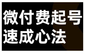 微付费起号速成课,视频号直播+抖音直播,微付费起号速成心法-风淘社