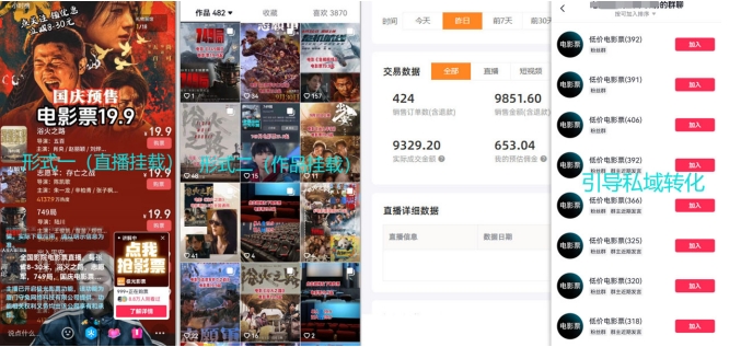 电影票小程序挂载_蹭新电影热度+后续流量延伸【揭秘】-风淘社
