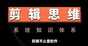 剪辑思维系统课,从软件到思维,系统学习实操进阶,从讲故事到剪辑技巧全覆盖-风淘社