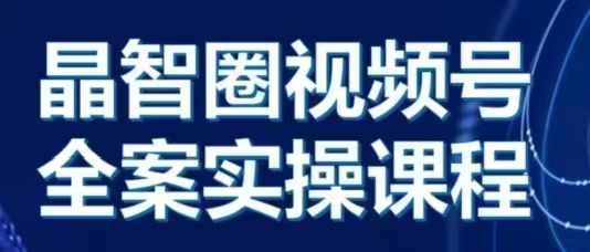 晶姐说直播·视频号全案实操课，从0-1全流程-风淘社