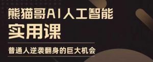 AI人工智能实用课，实在实用实战，普通人逆袭翻身的巨大机会-风淘社
