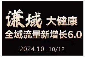 大健康全域流量新增长6.0,公域+私域,直播+短视频,从定位到变现的实操终点站-风淘社