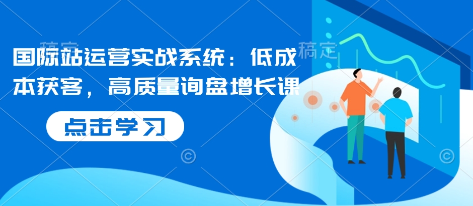 国际站运营实战系统:低成本获客,高质量询盘增长课-风淘社