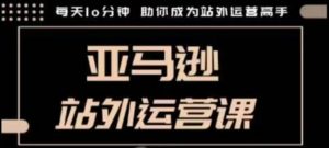 聪明的跨境人都在学的亚马逊站外运营课,每天10分钟,手把手教你成为站外运营高手-风淘社