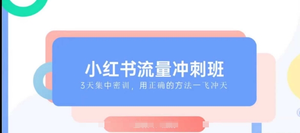 小红书流量冲刺班2025,最懂小红书的女人,快速教你2025年入局小红书-风淘社