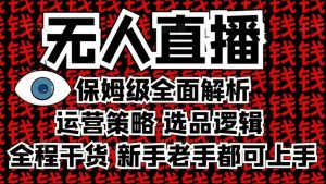 2025无人直播这么做就对了，保姆级全面解析，全程干货，新手老手都可上手-风淘社