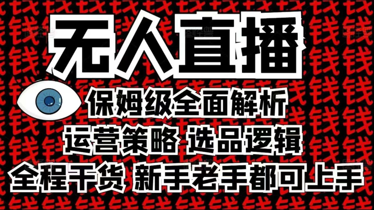 2025无人直播这么做就对了，保姆级全面解析，全程干货，新手老手都可上手-风淘社