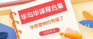 华与华课程合集,学做营销的有福了-风淘社