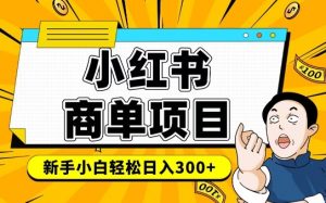 小红书千粉商单,稳定快速变现项目,实现月入6-8k并不是很难-风淘社