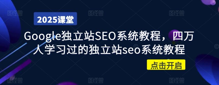 Google独立站SEO系统教程,四万人学习过的独立站seo系统教程-风淘社