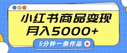小红书字幕作品玩法,商单变现月入5k+,5分钟一条作品-风淘社