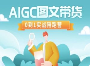 AIGC图文带货，0到1实战陪跑营-风淘社