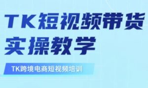 东南亚TikTok短视频带货,TK短视频带货实操教学-风淘社