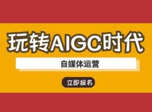 玩转AIGC时代-自媒体运营ai教程-风淘社