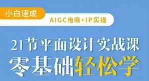 AIGC电商必备实操21节平面设计实战课，教你玩转AI-风淘社