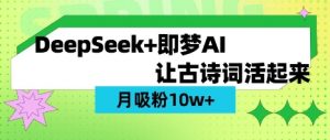 用DeepSeek做AI 古诗词视频,涨粉 10W+(保姆级教程)-风淘社