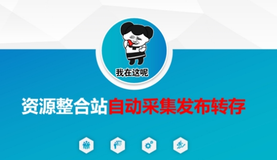 资源整合站自动采集发布转存,解放双手-风淘社