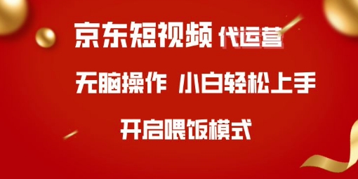 京东短视频代运营,全程喂饭,小白轻松上手【揭秘】-风淘社