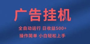 广告挂G全自动5张+项目，操作简单，小白轻松上手【揭秘】-风淘社