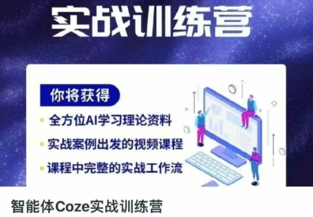 智能体Coze实战训练营,掌握新时代效率工具,让你人生即刻开挂-风淘社