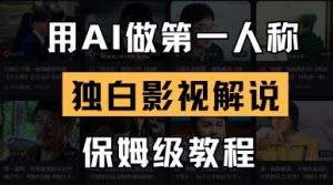 用AI做第一人称独白影视解说,手把手教学,保姆级教程-风淘社