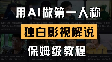 用AI做第一人称独白影视解说,手把手教学,保姆级教程-风淘社