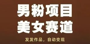 男粉项目美女赛道,发发作品,轻松获流自动变现-风淘社
