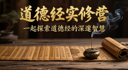 道德经实修营,一起探索道德经的深邃智慧-风淘社