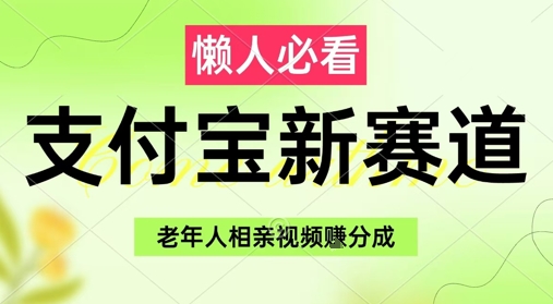 支付宝新赛道,利用老年人相亲视频,挣分成收益,轻松月入过W,操作简单-风淘社