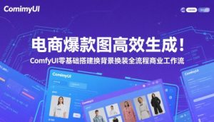 电商爆款图高效生成！ComfyUI 零基础搭建换背景换装全流程商业工作流-风淘社