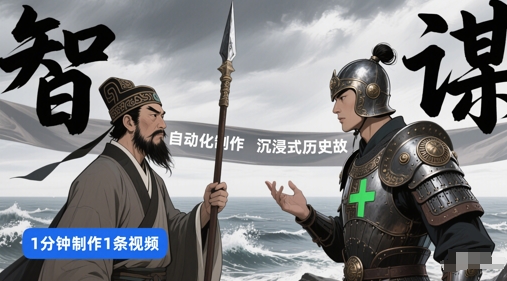 扣子工作流一键生成沉浸式历史故事,一天工作量,3分钟搞定-风淘社