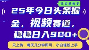 今日头条视频赛道最新玩法,每天十分钟,保底日入9张+【揭秘】-风淘社