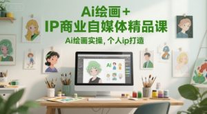 Ai绘画+IP商业自媒体精品课,Ai绘画实操,个人ip打造-风淘社