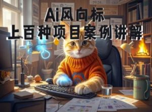 Ai风向标-附100种项目案例玩法-0基础小白到大神ai视频商业应用教学-风淘社