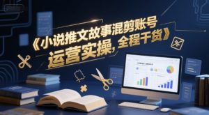 小说推文故事混剪账号运营实操，全程干货-风淘社