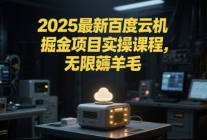 2025最新百度云机掘金项目实操课程单窗口保底5-10元月收益单窗口150+【揭秘】-风淘社