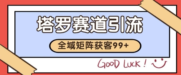 小红书某音塔罗赛道引流获客 自热矩阵日引200+【揭秘】-风淘社