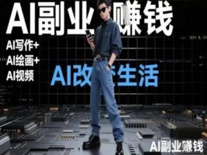AI改变生活（Ai写作+AI绘画+Ai视频），AI副业挣钱-风淘社