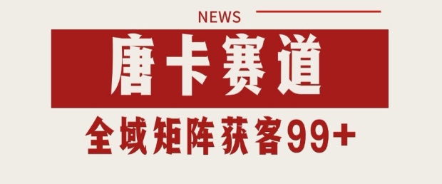 小红书某音唐卡赛道引流获客 自热矩阵日引200+【揭秘】-风淘社
