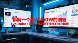 付费文章:拆解一个年入250W的油管(youtube)账号,我发现了挣钱的核心秘密-风淘社
