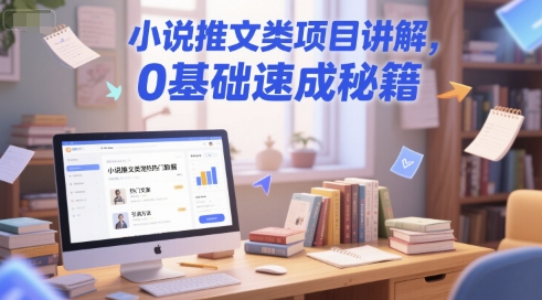 小说推文类项目讲解,0 基础速成秘籍-风淘社