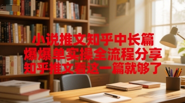 小说推文知乎中长篇爆单实操全流程分享,知乎推文看这一篇就够了-风淘社