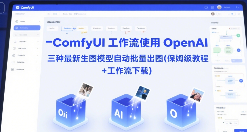 ComfyUI 工作流使用 OpenAI 三种最新生图模型自动批量出图(保姆级教程+工作流下载)-风淘社