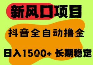 最新风口抖音无人直播掘金,纯暴力项目,无人撸音浪,全自动运行日入1.5k+,可矩阵放大【揭秘】-风淘社
