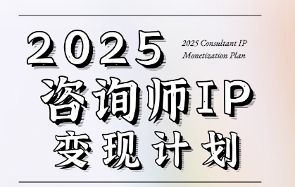 7天构建咨询师变现系统,2025咨询师IP变现计划训练营-风淘社