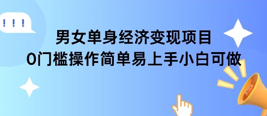 女单身经济项目变现周期长可复购率高日入1k+-风淘社