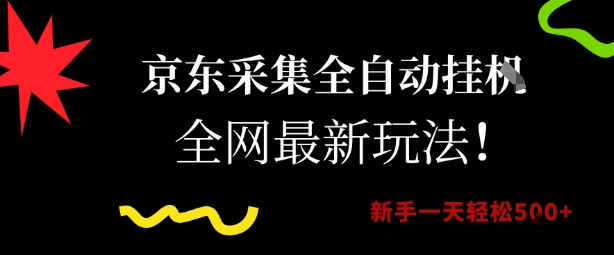 京东采集全自动挂G项目,全网最新玩法新手一天轻松5张【揭秘】-风淘社