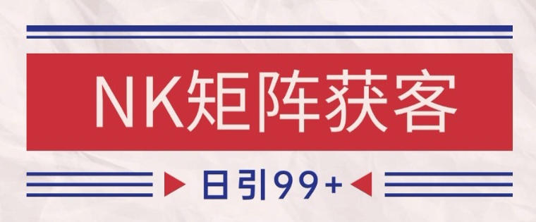 小红书某音NK赛道引流获客 自热矩阵日引200+【揭秘】-风淘社