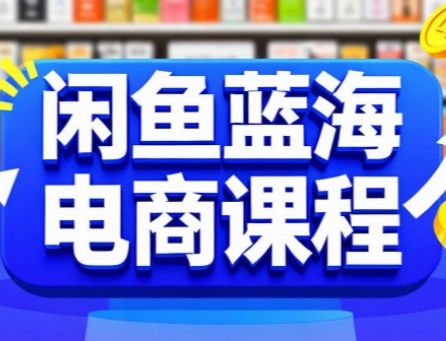 闲鱼蓝海电商课程，手把手助你快速上手，轻松实现闲鱼稳定盈利-风淘社