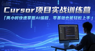 Cursor项目实战训练营,两小时快速掌握AI编程,零基础也能轻松上手-风淘社